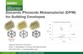 Dynamic Phononic Metamaterial (DPM) for Building Envelopes€“2019-a… · phononic and photonic metamaterials for other applications –Advise and plan follow-on if this project
