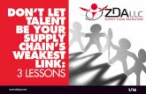 Don’t Let Talent Be Your Supply Chain’s Weakest Link: 3 Lessonscdn.haleymarketing.com/ebooks/content/24611/ZDA_Weakest_Link_… · Putting too much emphasis on a resume. Industry