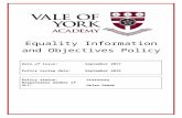 Statement of intent - Vale of York Academy€¦ · Web viewVale of York Academy is opposed to all forms of prejudice and recognises that children and young people who experience any