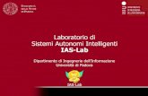 Laboratorio di Sistemi Autonomi Intelligenti IAS-Labrobotics.dei.unipd.it/images/teaching/presentazioneiaslab.pdf · Tracking di persone all’interno di una rete composta da telecamere