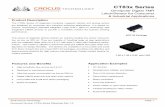 CT83x Series - Crocus Technology · SOT-23 Package for CT834DR-IS3 ANA GND VDD Axis of Sensitivity B+ B 4 1 2 3 LGA Package for CT832 GND N/C VDD Axis of OUT Sensitivity B- B+ B 4