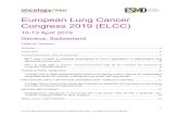 European Lung Cancer Congress 2019 (ELCC) 2019. 7. 23.¢  radiotherapy for lung cancer ... Subsequent