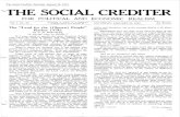 The Social Crediter, Saturday, January 23, 1943. '-THE ... · The Social Crediter, Saturday, January 23, 1943. '-THE SOCIAL CREDITER FOR POLITICAL AND ECONOMIC REALISM Vol. 9. No.
