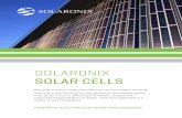 Solaronix Solar Cells · solar panels and it compensates for the fact that Dye Solar Cells do not compete with conventional photovoltaic tech-nologies under full sun irradiation,