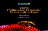 State Pollinator-Friendly Solar Initiatives...munity solar, a purchasing arrangement whereby multiple customers share the electricity or the economic benefits of solar power from a