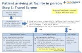 Patient arriving at facility in person Step 1: Travel Screen/media/files... · Travel Questionnaire Have you traveled to West Africa or the Middle East in the last 21 days? Have you