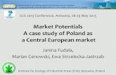 Market Potentials A case study of Poland as a Central ... · A case study of Poland as a Central European market Janina Fudala, Marian Cenowski, Ewa Strzelecka-Jastrzab . Institute