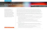 EX2300 Ethernet Switchenterprise campus networks. To simplify network operations, the EX2300 is hardware-ready1 to act as a satellite device to support a Juniper Networks Junos Fusion
