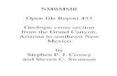 Open-file Report 453: Geologic cross section from the ... · Open-file Report 453: Geologic cross section from the Grand Canyon, Arizona to southeast New Mexico Author: Stephen P.
