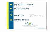 APPOINTMENT, PROMOTION AND - University of Pittsburgh … · 2015. 12. 2. · APPOINTMENT, PROMOTION AND TENURE GUIDELINES. This document interprets University guidelines in terms