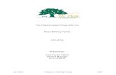 The Parke at Ocean Pines HOA, Inc Board Meeting Packet 2 ...€¦ · The Parke at Ocean Pines HOA, Inc Board Meeting Packet 2-21-2018 Prepared by: Kristi Clarke, CMCA General Manager