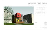 40TH SW DUPLEXES October 11, 2016 SDR . EDG . PROJECT …€¦ · Jiffy Lube PROJECT SITE Property Address 4534 40th Ave SW DPD Project # 3025130 Housing Type Townhouse Gross Floor