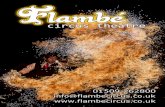 Home - FlambeCircus · We have been privileged to work with a diverse number of clients over the years. Here are just a few testimonials of what they thought of our team. More testimonials