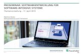 PROSEMINAR: SOFTWAREENTWICKLUNG FÜR SOFTWARE …€¦ · Secure DevOps Continuous Security Testing Understand SecDevOps and how to integrate security into the modern and agile software