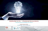 HABIBULLAH & CO. · Habibullah & Co. | Chartered Accountants | 11 INTERNATIONAL PRESENCE & ASSOCIATIONS Independent member of "ANTEA-Alliance of Independent firms" in India since