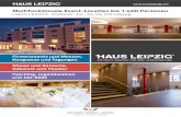 Multifunktionale Event-Location bis 1.400 ... - Haus Leipzig · Exclusiv Events Leipzig / Markt 9 / 04109 Leipzig / Tel.: 0341 - 96 28 88 63 / Fax: 0341 - 23 07 07 66 E-Mail: info@exclusiv-events-leipzig.de