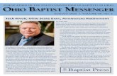 Publication of the state convention of baPtists in …...1, Kwok will have led Ohio Baptists for 24 years. "Every Southern Baptist in Ohio should be thankful for the steady leadership