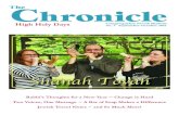 The Chronicle - Neveh Shalom · the eastern wall of a home or synagogue. It connects our thoughts and our bodies to Jerusalem, turning us to our spiritual homeland in imes of prayer