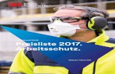3M (Schweiz) GmbH Preisliste 2017. Arbeitsschutz. · Schweiz Tel. 044 724 92 62 rernst@mmm.com Jean-Christophe Rothen Verkaufsaussendienst Westschweiz Tel. 079 212 03 21 jrothen@mmm.com