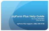 zipForm Plus Help Guide - NJ Realtor · First Look. FIRST LOOK • When you first log in to zipForm Plus, ... Find the form you want, and hover your mouse over it to show the options