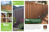 BEAUTY AND PRIVACY FROM EVERY ANGLE · 2019. 2. 25. · Whether the goal is privacy, safety, or a stunning garden backdrop, a Trex fence makes for grateful neighbors indeed. It is