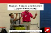 Motion, Forces and Energy (Upper-Elementary) and... · Motion, Forces and Energy is a 60-minute presentation about kinetic and potential energy, the connection with forces and their