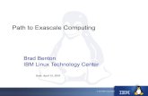 Path to Exascale Computing...• New levels of capability computing for simulations and modeling (e.g., 3D vs. 2D simulations) • Increased capacity computing (e.g., multiple, simultaneous