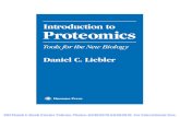 Introduction to Proteomics t… · fessor Daniel Liebler, presents a tutorial on mass spectrometry and its use in proteomics. The basics of mass spectrometers and ionization techniques