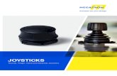 JOYSTICKS - MEGATRON€¦ · Joystick with distinctive reliability and configurable switching functions. Technology: Potentiometer Axes: 1 to 2 Return: Spring return or friction clutch