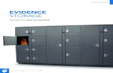 SC-0808 Evidence Bro-FINAL · 2017. 2. 2. · DSM lockers from Spacesaver provide a secure chain of custody with two distinctive storage processes, both of which do not require keys