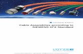 Cable Assemblies according to SIEMENS 6FX Standard · 2017. 12. 20. · solutions for flexible and high flexing cables, cable assemblies, interfaces, current control and cabinet wiring,