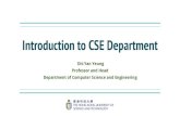 Introduction to CSE Department · computer graphics. Computer Vision and Image Analysis focuses on the challenge of making computers see and understand images while Computer Graphics