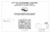 CITY OF RICHMOND, VIRGINIA · ADA Compliant Profile (see Detail A at Roadway) Class 1 Joint typ. Traffic Profile 2†" C JointL adhesive typ. Non-sag epoxy … " m in. 1 " manufacturer