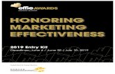 2019 Effie HK entry kit final · PDF file 2019. 5. 21. · or Guerilla and Experiential Marketing Activities. ... 21.Social Media Marketing new For marketing ideas that had the ability