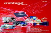 Spokesperson - Winbond · working with international clients and staying abreast of market trends. With respect to product applications, Winbond made progress in various areas of