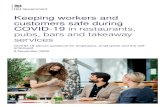 Keeping workers and customers safe during coronavirus (COVID … · 2020. 8. 14. · services COVID-19 secure guidance for employers, employees and the self-employed ... 5.2 Keeping