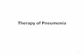 Doctor 2015 - Therapy of Pneumonia 2020. 7. 25.¢  Management of CAP in Adults ¢â‚¬¢This discussion is