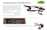 user manual · user manual The Armon Edero is a non electric fully mechanical dynamic arm support as in conformity with CEN/TC 293/WG 5. The Armon Edero can compensate an arm weight