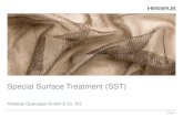 SST special surface treatment en - Heraeus · Special Surface Treatment (SST) Heraeus Quarzglas GmbH & Co. KG Page 1. A typical thin-film application in Semicon-manufacturing: CVD