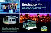 Hardening the Perimeter - Private Security Professionals of America · 2017. 2. 20. · Hardening the Perimeter: The Role of the Guard Booth, Security Solutions and Best Practices.