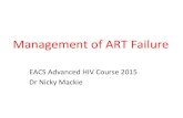 Management of ART Failure - Home – EACSociety · 2019. 10. 5. · VL HAART