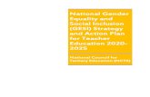 National Gender Equality and Social Inclusion (GESI ... Hub/Teacher education policy and... · The National Gender Equality and Social Inclusion (GESI) Strategy and Action Plan for