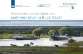Praktische voorbeelden van sedimentsturing in de IJsselpublications.deltares.nl/WeL1705.pdf · 10 Praktische voorbeelden van sedimentsturing in de IJssel Aanzet tot pilotprojecten