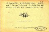 COMITÉ NATIONAL DES APPELLATIONS D’ORIGINE …(J.O. du 26 janvier 1946) ..... b) Arrêté du 11 mars 1946 relatif à la mise en application des décrets des appellations d’origine