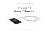 PoCOM - Porsche · Location of OBD-II and manufacturer-specific (OBD-I) connectors is available in DLC location database available from the PoCOM main menu. 4.1 OBD-II connector Standard