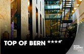 TOP OF BERN · 2018. 8. 10. · abendlichen Malt-Whisky oder ei-nem der besten Cocktails der Stadt, begleitet von Live-Musik. WHERE BERN MEETS The stylish Allegro Bar is a hive of