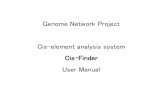 Genome Network Project Cis-element analysis system Cis ...p4d-info.nig.ac.jp/cisfinder/docs/Cis-Finder_User_Manual_en.pdf · 3.3 Motif search and clustering result. When the motif