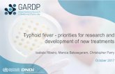 October 2017 - DNDi · 3. Clinical trials of antimicrobial combinations for: 1. Fever with suspected typhoid and 2. Fever with confirmed typhoid 4. Evaluation of salvage regimens