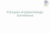 Principles of Epidemiologic Surveillance · Surveillance Objectives • Describes the magnitude of the disease • Detects foci/epidemics: Alert! • Monitors the trend of an endemic