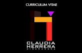 CURRICULUM VITAE · CURRICULUM VITAE RESEÑA DE MI: Mi nombre es Claudia Herrera, tengo 26 años; actualmente, egresada de Lic. Diseño Industrial y de Productos de la Universidad